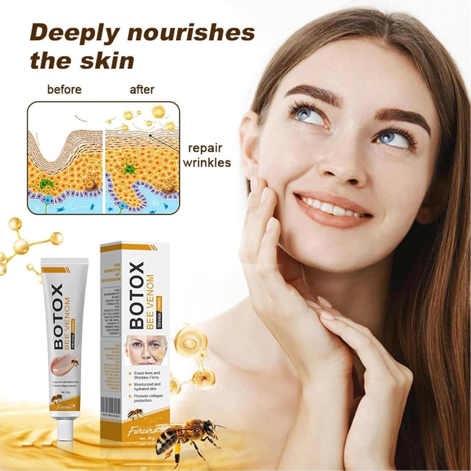 BeeTox™ - Bee Venom Wrinkle Repair Cream 🐝✨ (Buy 1 Get 1 Free 🔥🔥)