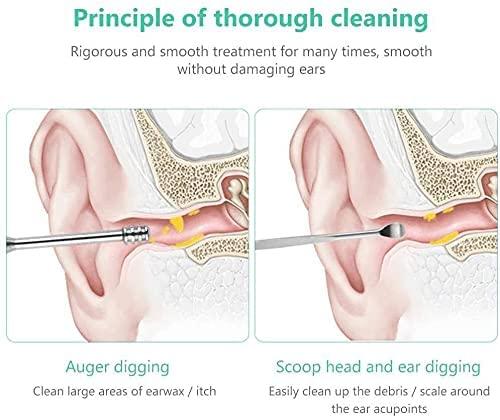 6 Pieces Stainless Steel Ear Wax Removal Kit 👂