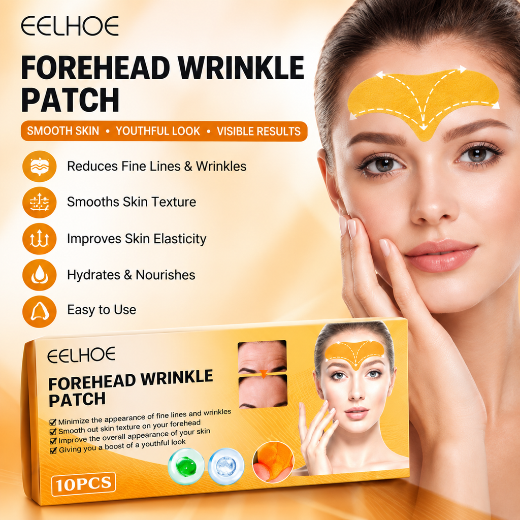 ✨ EELHOE Forehead Wrinkle Patch  Anti-Wrinkle • Skin Smoothing • 10 Pcs