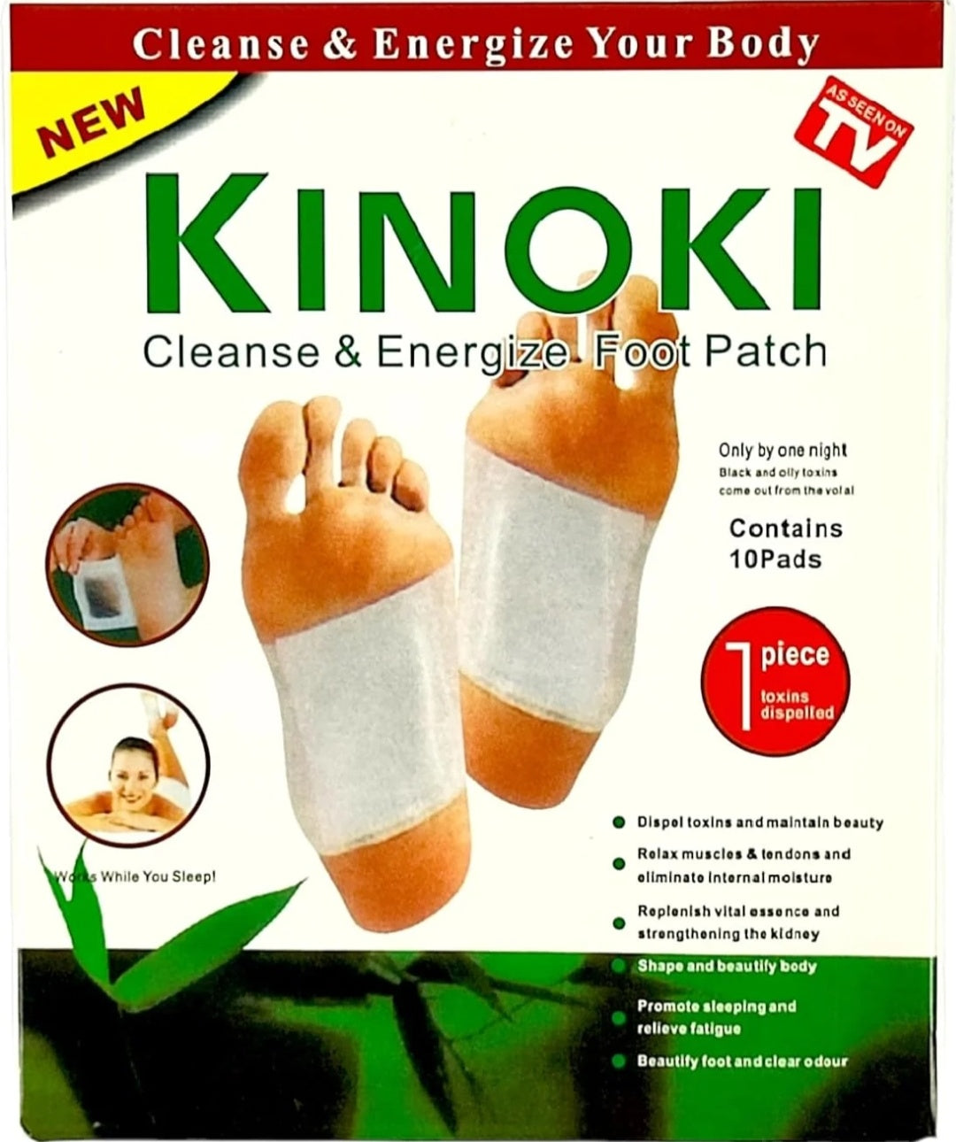 Kinoki Foot Patches – Herbal Foot Care & Wellness Patches