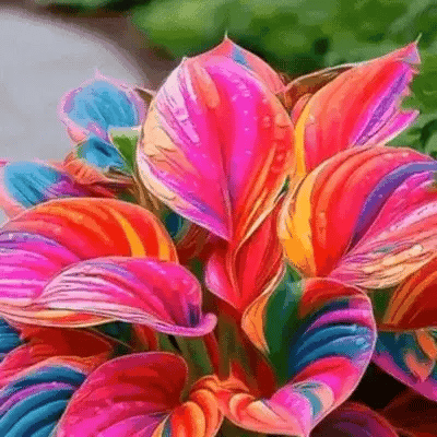 𝐑𝐚𝐫𝐞 𝐌𝐮𝐥𝐭𝐢𝐜𝐨𝐥𝐨𝐫 𝐇𝐨𝐬𝐭𝐚 𝐒𝐞𝐞𝐝𝐬 🌈 + 𝐅𝐫𝐞𝐞 𝐏𝐥𝐚𝐧𝐭 𝐆𝐫𝐨𝐰𝐭𝐡 𝐒𝐞𝐫𝐮𝐦 🌱