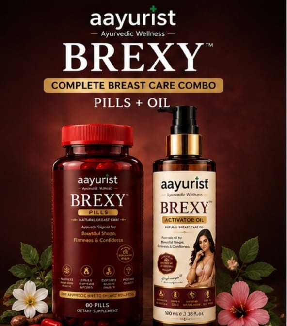 BREXY™ Ayurvedic Breast Care Combo – Pills + Activator Oil