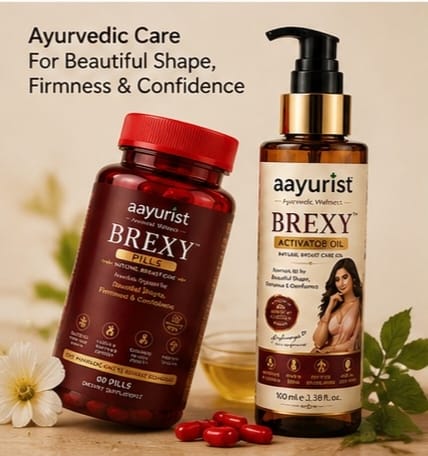 BREXY™ Ayurvedic Breast Care Combo – Pills + Activator Oil