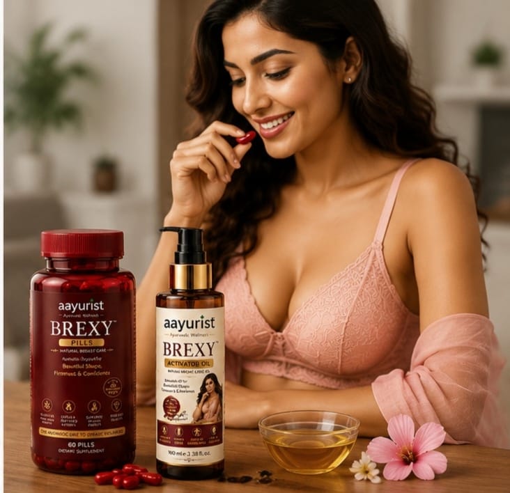 BREXY™ Ayurvedic Breast Care Combo – Pills + Activator Oil