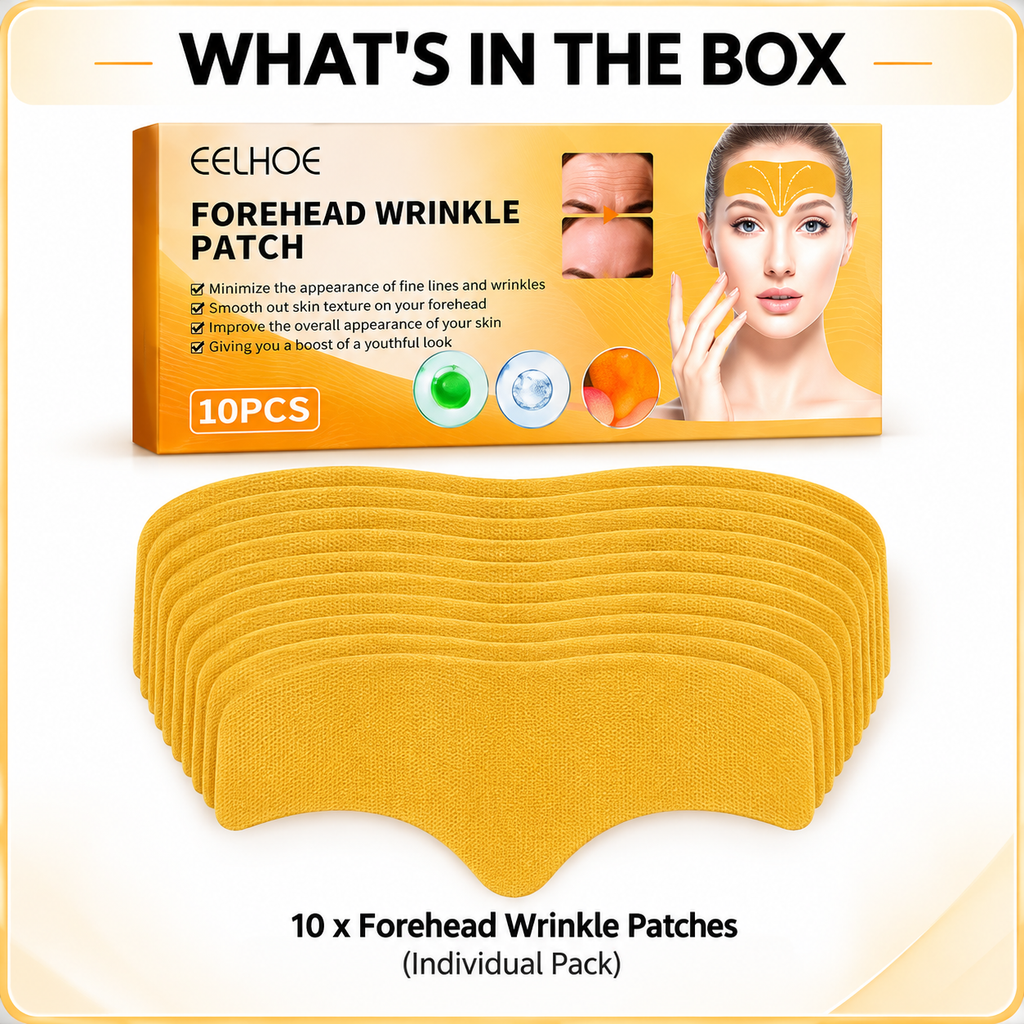 ✨ EELHOE Forehead Wrinkle Patch  Anti-Wrinkle • Skin Smoothing • 10 Pcs