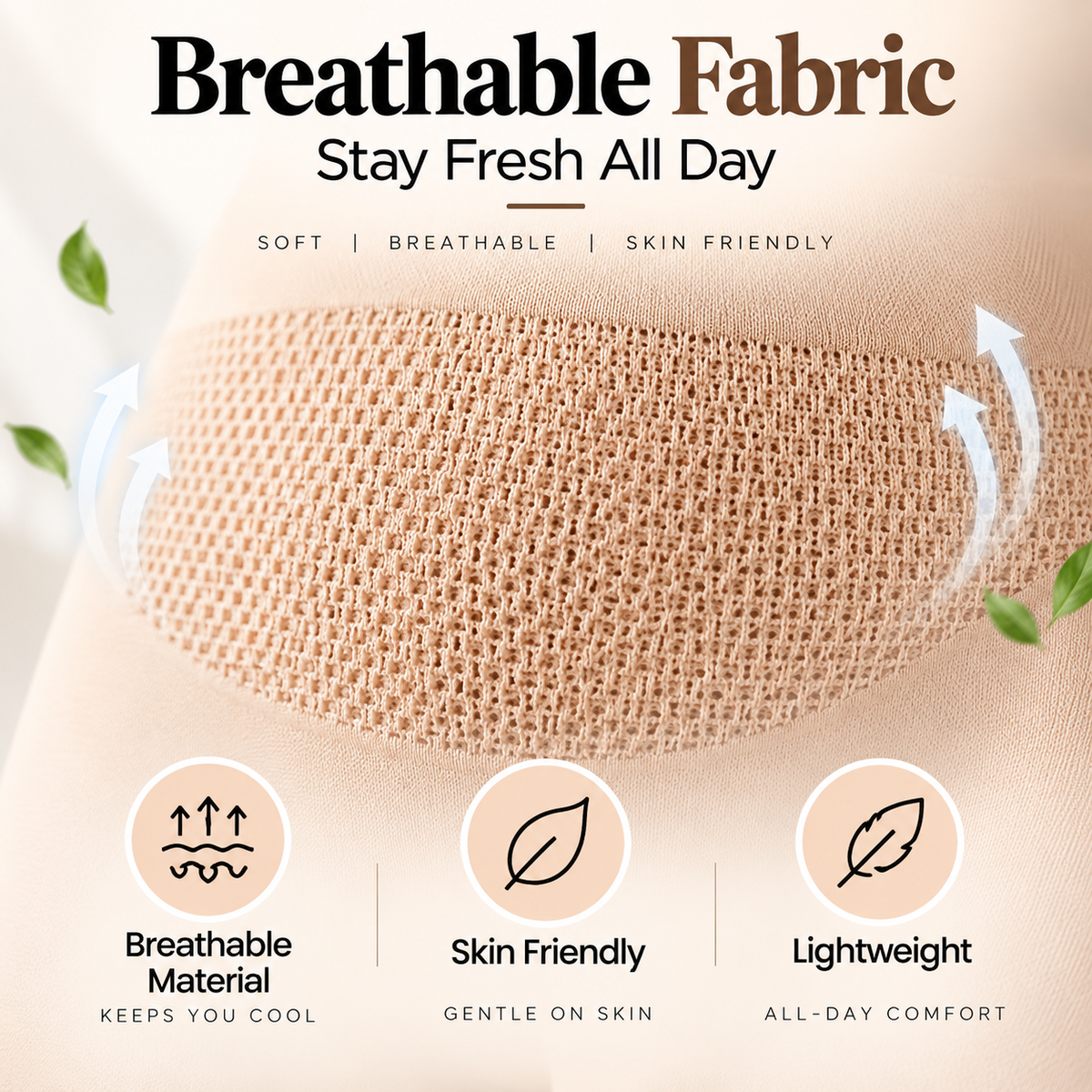 igh-Waisted Tummy Control Shapewear Shorts – Soft, Stretchable & Comfortable