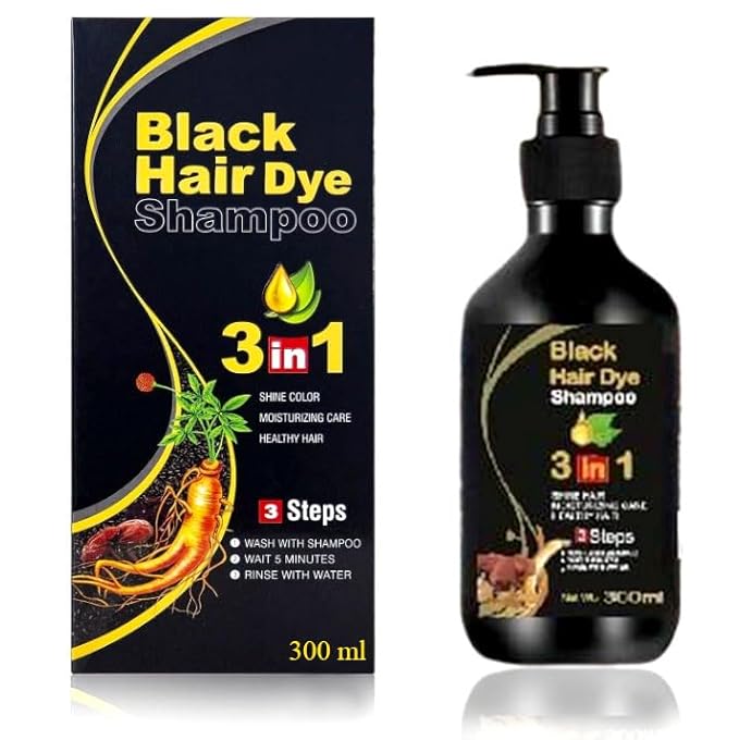 "BLOSDREAM Black Hair Shampoo 3 in 1-100ml (pack of 2)"