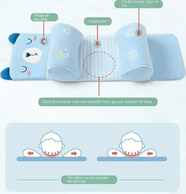 Baby Shaping Head Support Pillow - Assorted Colour 👶🤱