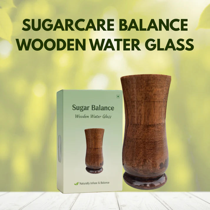SUGAR Balance Vijaysar wood water glass