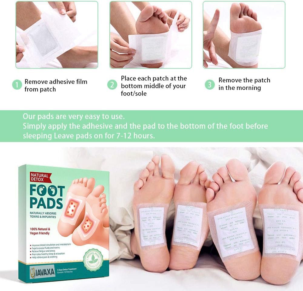 Detox Foot Pads with 100% Herbal Ingredients | 🎁Buy 1 Get 1 Free 🎁| Pack of 20|