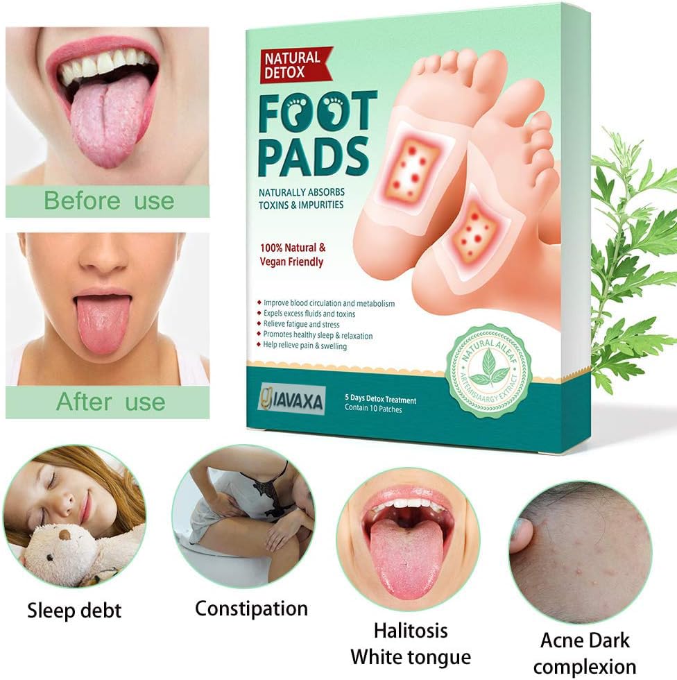 Detox Foot Pads with 100% Herbal Ingredients | 🎁Buy 1 Get 1 Free 🎁| Pack of 20|