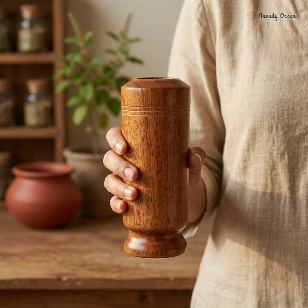 Herbal Wooden Tumbler