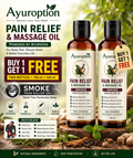 💥 Buy1Get1 Free 💥 Smoke Pain Relief & Massage Oil(Pack of 2)