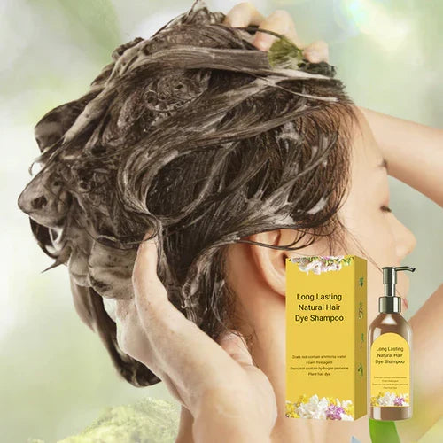 ✨Japanese Long Lasting Natural Hair Dye Shampoo ( Buy 1 Get 1 Free )🔥