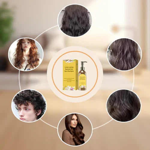 ✨Japanese Long Lasting Natural Hair Dye Shampoo ( Buy 1 Get 1 Free )🔥