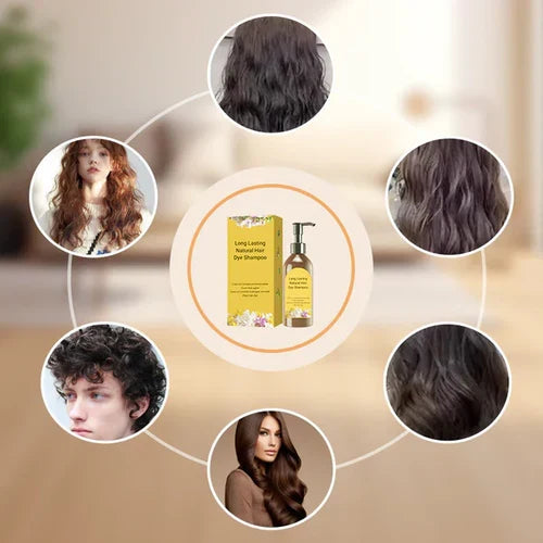 ✨Japanese Long Lasting Natural Hair Dye Shampoo ( Buy 1 Get 1 Free ) 😍✨