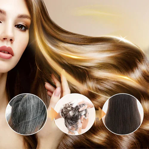 ✨Japanese Long Lasting Natural Hair Dye Shampoo ( Buy 1 Get 1 Free )🔥🔥