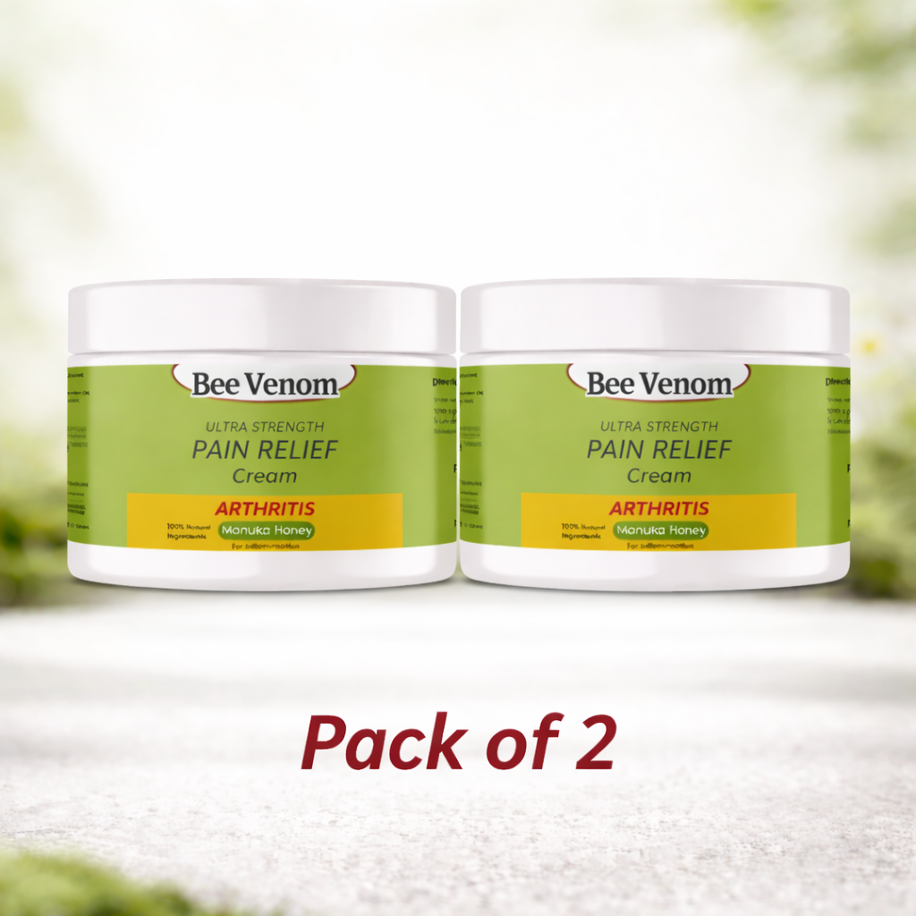 Bee Venom Ultra Strength Pain Relief Cream 100gram (Pack of 2)